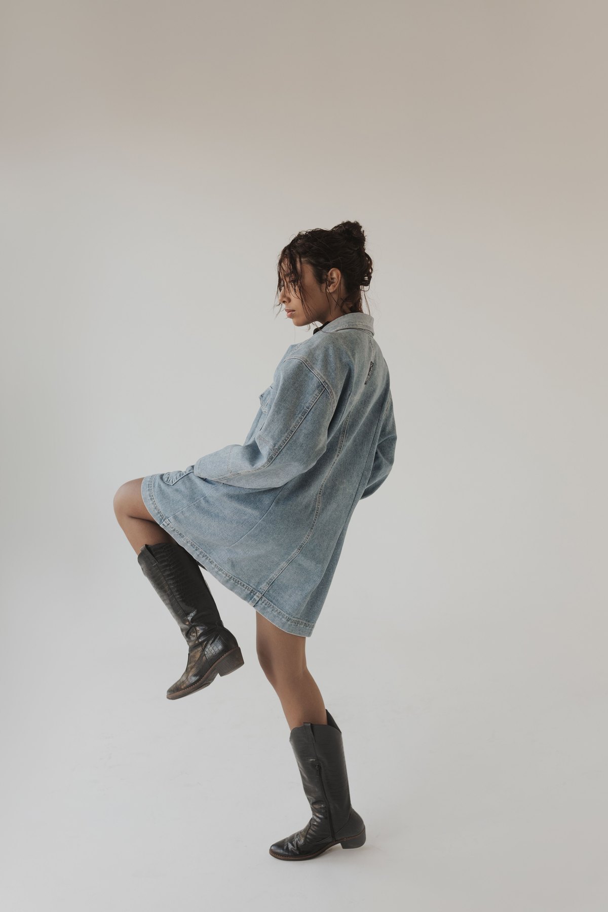 Relaxed denim jacket